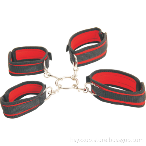 Hog Tie and Cuff Set For Men Women Game Sex product Bondage Restraint Erotic cuff and ankle cuff Strap